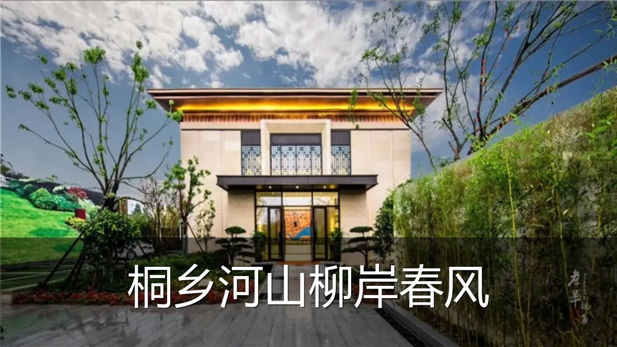 桐乡河山柳岸春风
